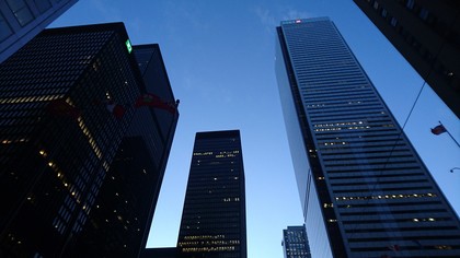Toronto at dusk